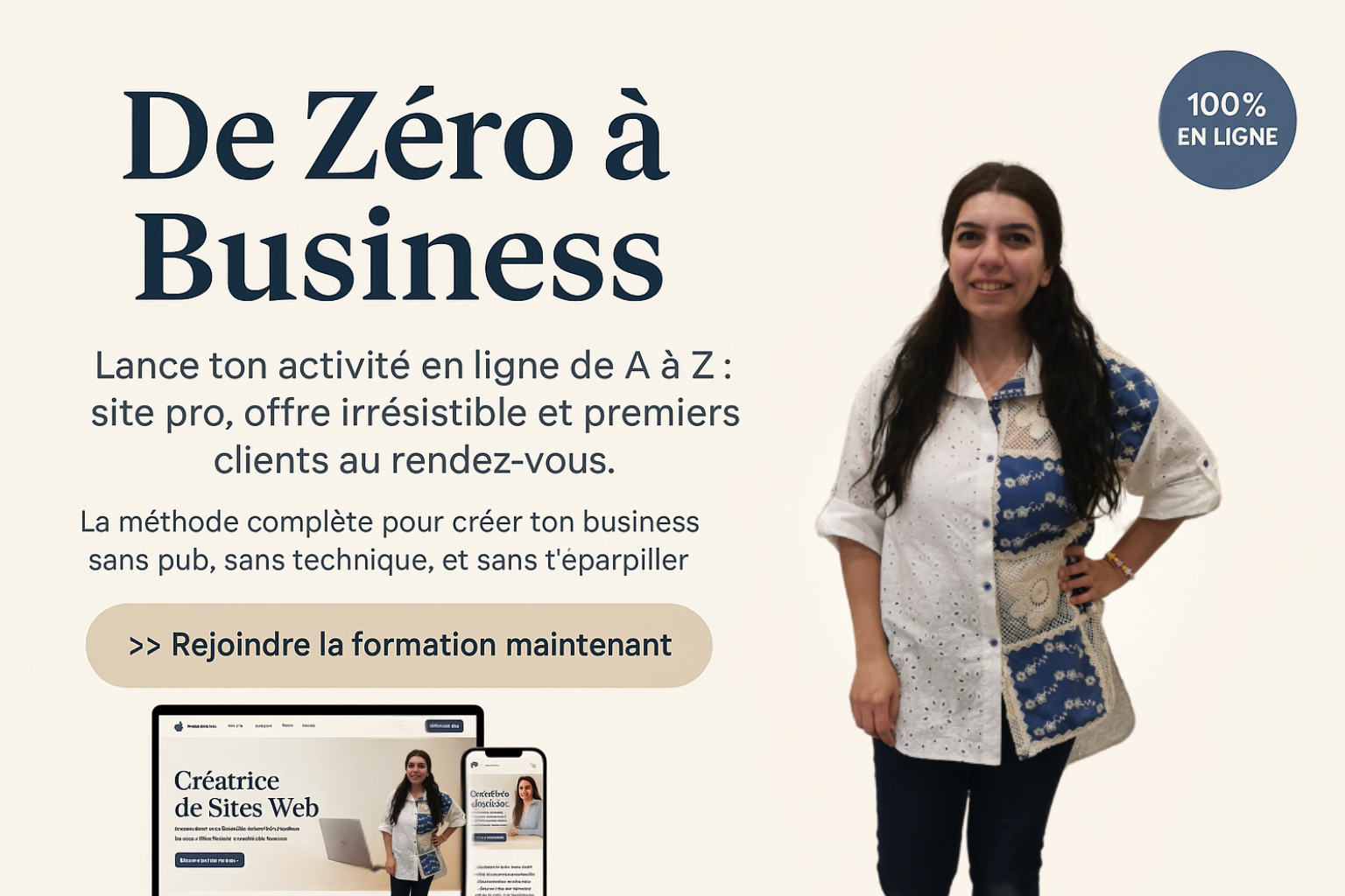 de zéro à business